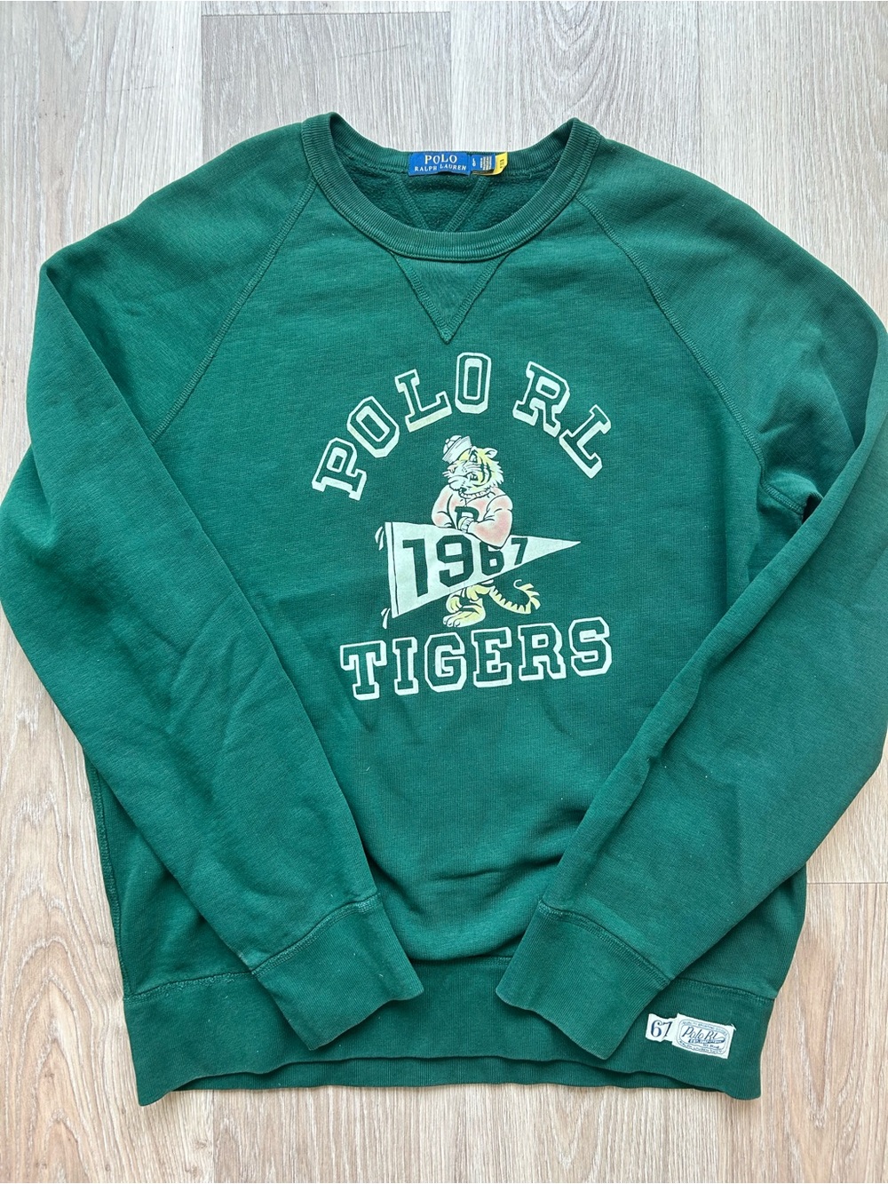 Rare Polo Ralph Lauren RL Tiger Crewneck Sweatshirt